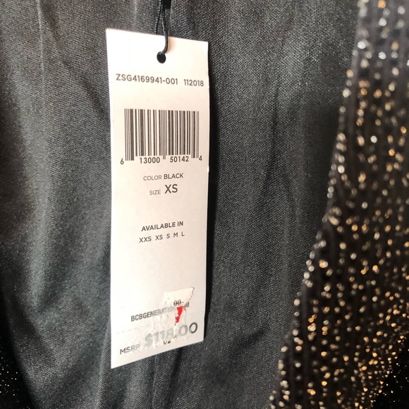 Bcbgeneration Bcbg metallic knit jacket NWT xs - Picture 8 of 8